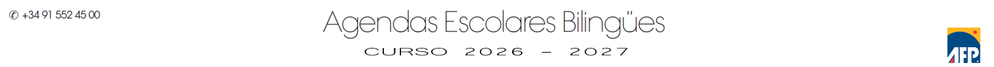 Agendas Escolares Bilingües